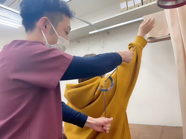 施術中写真
